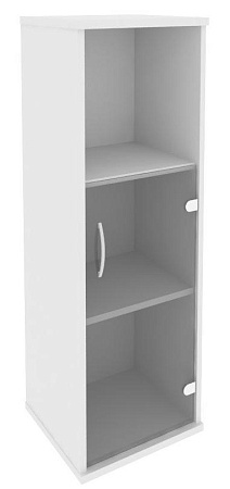 Шкаф средний узкий правый (1 низкая дверь стекло) А.СУ-2.2 (R)