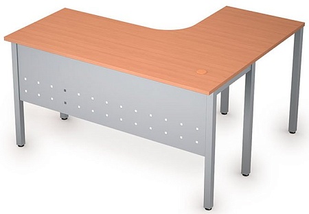 Стол на металлических опорах, экран металл 2МК.130L