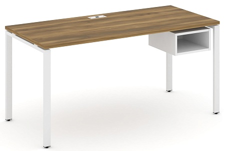 Стол рабочий с подвеснй тумбой м одной открытой нишей CN.SP-104
