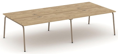 Рабочая станция на 4 места с лючком ES.D.RS-4.4-LK