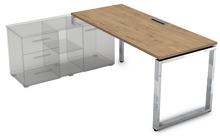 Стол рабочий прямолинейный левый НСТЛ-О.985L