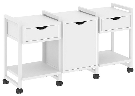 Тумба на колесных опорах наборная. Вариант №6 VR.L-TN-6.K