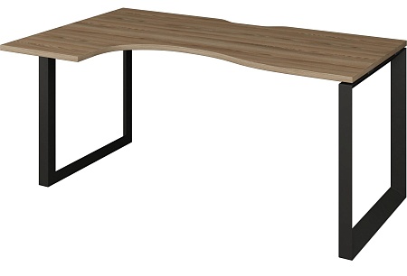 Стол эргономичный левый на металлокаркасе НТМП.О-060.ЛВ