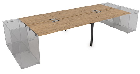 Стол системы Бенч, сдвоенный, на 4 рабочих места СТБД-П.989