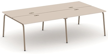 Рабочая станция на 4 места с лючком ES.D.RS-4.3-LK