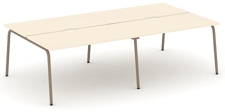 Рабочая станция на 4 места с вырезом ES.D.RS-4.3-VK