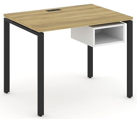 Стол рабочий с подвеснй тумбой с одной открытой нишей CN.SP-101