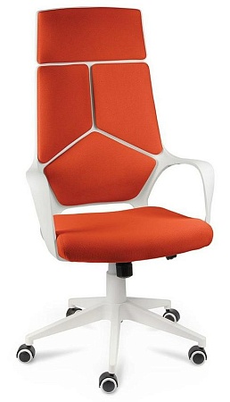 Кресло офисное IQ (White plastic orange) CX0898H-0-59