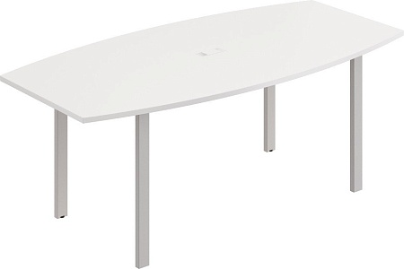 Стол для переговоров фигурный на металлокаркасе UNO А4 Б1 112 БП