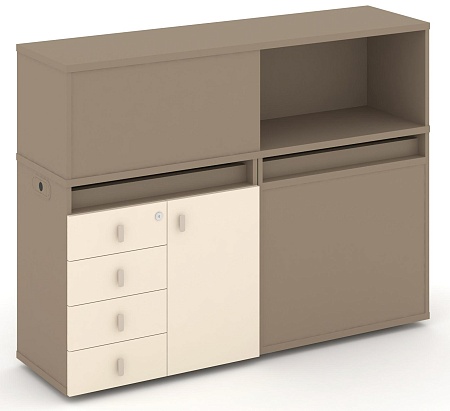 Набор №15. Тумба двойная + низкая надставка ES.NB.2N-15