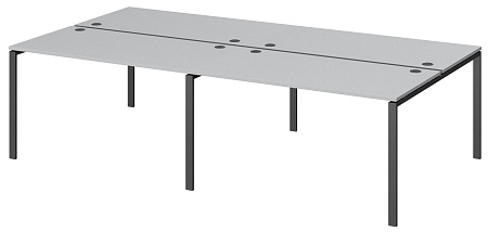 Бенч двойной на 4 рабочих места АМБ-004-4