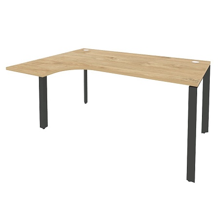 Стол эргономичный левый на П-образном м/к O.MP-SA-4L
