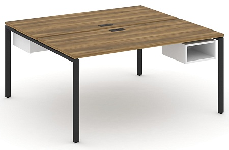 Рабочая станция двух сторонняя с подвесными тумбами на 2 места CN.DRS-104