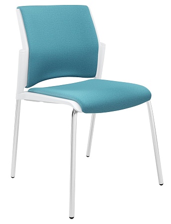 RESTART Стул, каркас Хром, Пластик Белый ЦБ-00014007