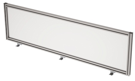 Барьер фронтальный в алюминевом профиле, вставка с...