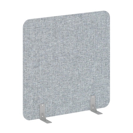 Перегородки на металлических опорах на фетровых по...