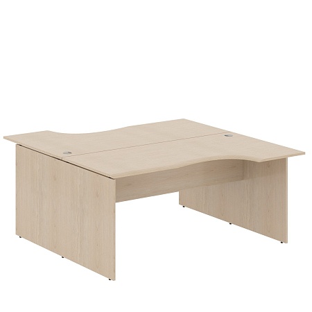 Стол 2-х местный эргономичный W2CET 169.1