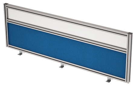 Барьер фронтальный в алюминевом профиле, вставка с...