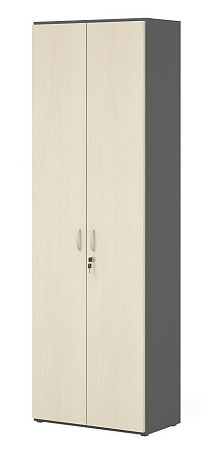 Гардероб высокий дверцы из ДСП, с замком  ПК-СТС-Г217Х71