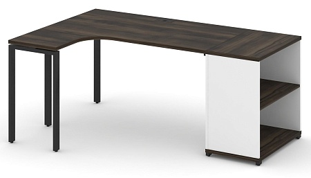 Стол эргономичный с опорным стеллажом левый CN.SA-201(L)