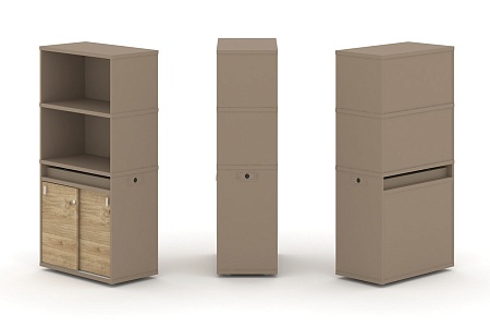 Набор №3 Тумба одиночная + высокая надставка ES.NB.1V-3