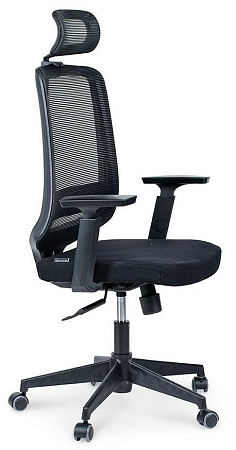 Кресло офисное Лондон офис JZR1008H-BL005-DWB103 black plastic