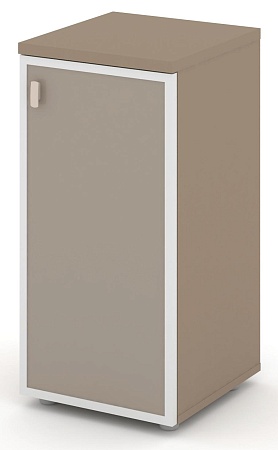 Шкаф низкий узкий правый (1 низкий фасад стекло лакобель в раме) ES.SU-3.2R(R) I/U