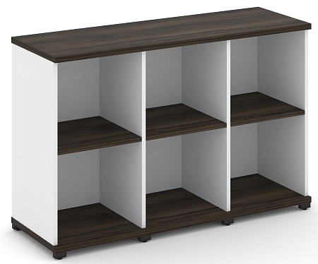 Стеллаж три узкие секции, 2 ниши CN.STU-230