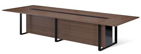 EXE Стол перег L396 черн/короб 101 921 OAK 09 W