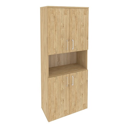 Шкаф высокий широкий (4 низких фасада ЛДСП) O.ST-1.5