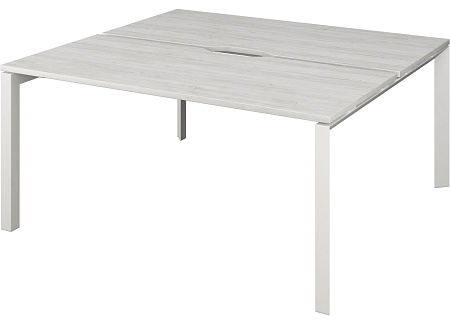 Бенч двойной на 2 рабочих места на металлокаркасе НТМП.П.Б2-160