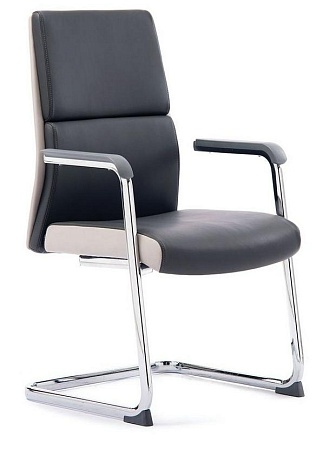Конференц кресло Лондон CF (темно серая+светло серая (вставки) HR8637-2-417