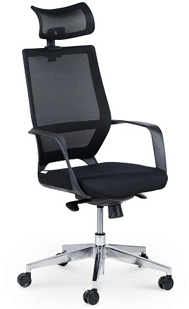 Кресло офисное Варио YS-0816H(D+TW) black- black