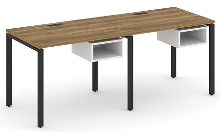 Рабочая станция односторонняя с подвесными тумбами на 2 места CN.ORS-101