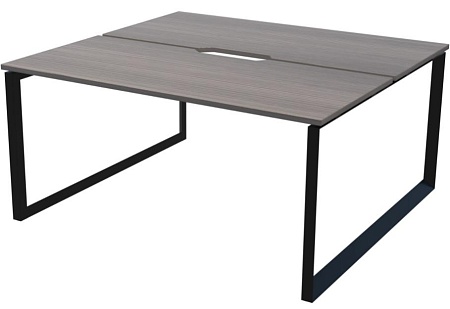 Бенч двойной на 2 рабочих места на металлокаркасе НТМП.О.Б2-160