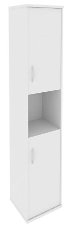 Шкаф высокий узкий правый (2 низкие двери ЛДСП) А.СУ-1.5 (R)