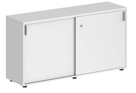 Шкаф купе низкий, с замком SG.703.WH.WH