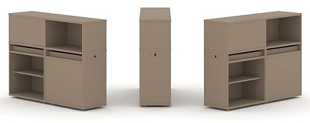 Набор №11. Тумба двойная + низкая надставка ES.NB.2N-11