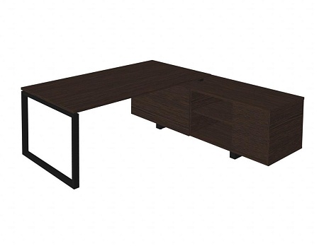 Стол руководителя с тумбой RD-200.1+ RD 35R