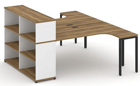 Рабочая станция с опорным стеллажом с надставкой низкой CN.DSA-206