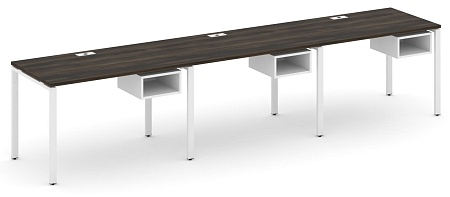 Рабочая станция односторонняя с подвесными тумбами на 3 места CN.ORS-122