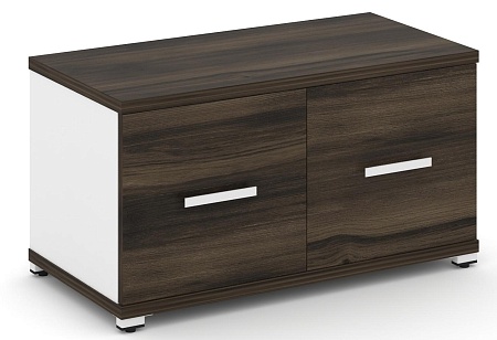 Шкаф одна широкая секция, 1 ниша (2 фасада ЛДСП, 1 ниша) CN.STS-113 B/W