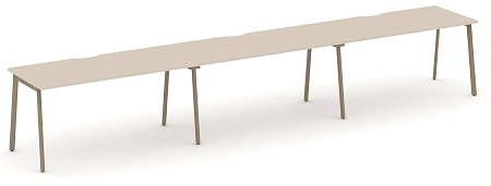 Рабочая станция на 3 места  с вырезом ES.RS-3.4-VP