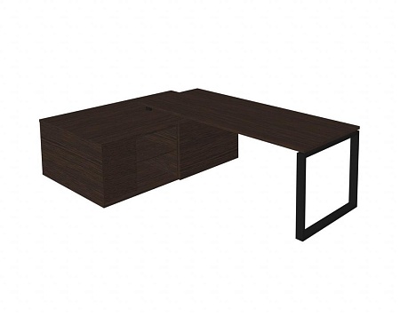 Стол руководителя с тумбой RD-180.1+ RD 38L