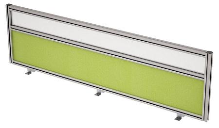 Барьер фронтальный в алюминевом профиле, вставка с...