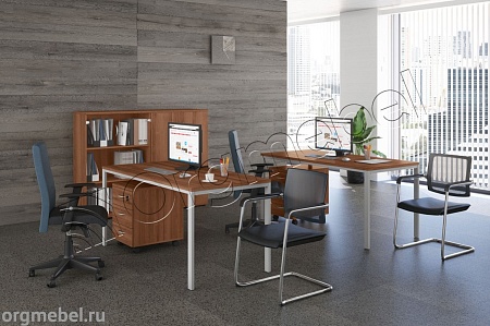 Стол письменный на металлокаркасе МП2 К 182