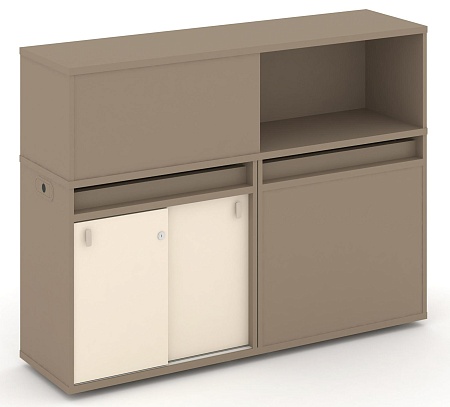 Набор №19. Тумба двойная + низкая надставка ES.NB.2N-19