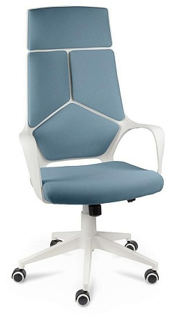 Кресло офисное IQ (White plastic blue) CX0898H-0-56