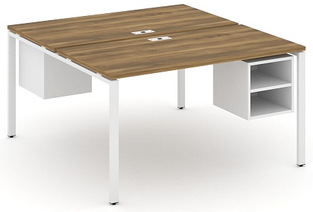 Рабочая станция двух сторонняя с подвесными тумбами на 2 места CN.DRS-107