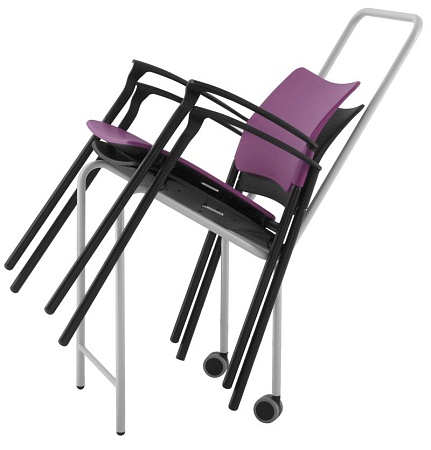 Кресло с/стол, опор Pinko Mesh 4legs Kiton 08 Arms+WT